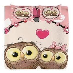 Twentyfour Couvre-lit Duo - Polyester - Rouge corail - 220 x 220 cm