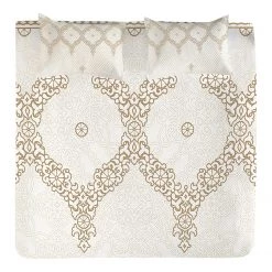 Twentyfour Couvre-lit Eastern Element - Polyester - Crème - 220 x 220 cm