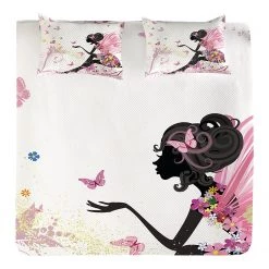 Twentyfour Couvre-lit Jardin Fantasie - Polyester - Multicolore - 220 x 220 cm