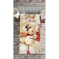 Twentyfour Couvre-lit Skating Happy Snowman - Polyester - Multicolore - 170 x 220 cm 8 Twentyfour Couvre-lit Skating Happy Snowman - Polyester - Multicolore - 170 x 220 cm -France Couvertures Soldes Boutique 1000326952 220121 1232420021 MOOD DETAILS P000000001000326952 mood