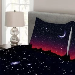 Twentyfour Couvre-lit Red Sky - Polyester - Indigo / Magenta - 220 x 220 cm -France Couvertures Soldes Boutique 1000326961 220121 1232450040 DETAILS P000000001000326961