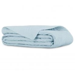FLHF Plaid Helia - Polyester - Bleu layette - 200 x 220 cm