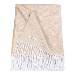 Esprit Home Plaid Blake - Tissu mélangé - Beige