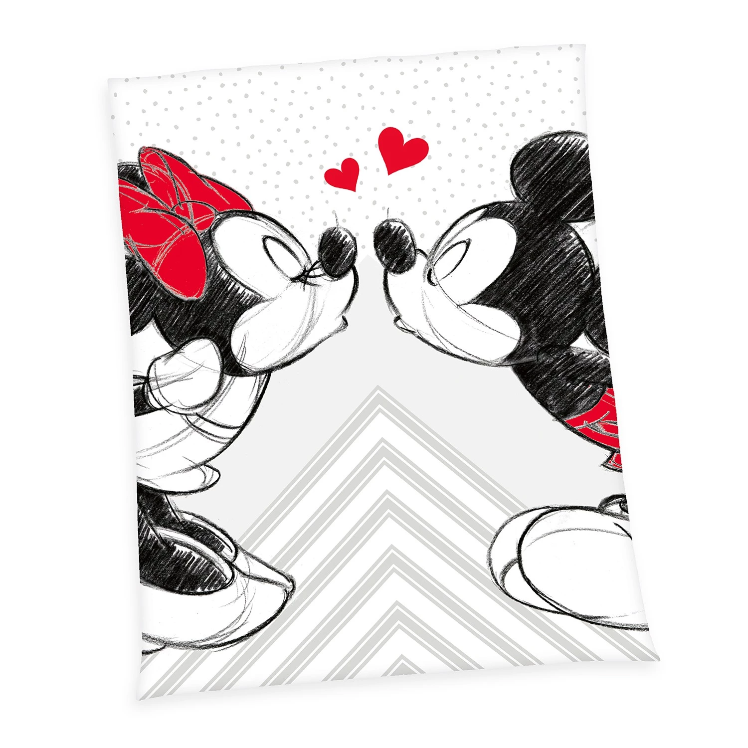 Herding Plaid Mickey et Minnie - Microfibre - Multicolore 3 Herding Plaid Mickey et Minnie - Microfibre - Multicolore