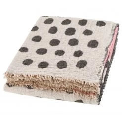 Proflax Plaid Punto - Polyacrylique / Polyester / Laine - Rose