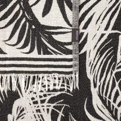 Proflax Plaid Tropical - Coton - Noir 5 Proflax Plaid Tropical - Coton - Noir -France Couvertures Soldes Boutique 1000332427 220211 030 DETAILS P000000001000332427