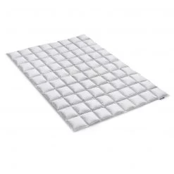 Kauffmann FC Couette 4 saisons Königin der Nacht - Coton / Duvet d’oie - Blanc - 155 x 220 cm