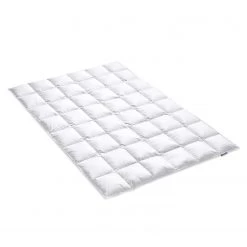 Kauffmann FC Couette hiver Premium - Coton / Duvet d’oie - Blanc - 155 x 220 cm
