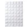 Kauffmann FC Couette hiver Bavière - Coton / Duvet d’oie - Blanc - 155 x 220 cm