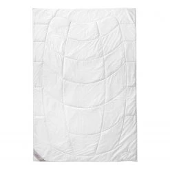 Kauffmann Couette Soie Light - Coton / Soie sauvage - Blanc - 135 x 200 cm