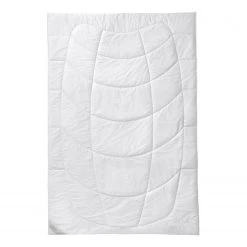 Kauffmann Couette 4 saisons Kamelhaar Mono - Coton / Poil de chameau - Blanc - 155 x 220 cm