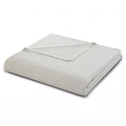 Biederlack Plaid Recover - Laine - Gris clair