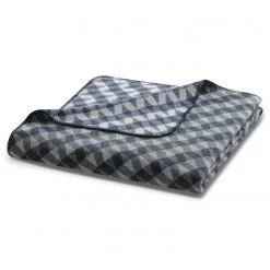 Biederlack Plaid Recover Reflection - Coton / Polyester - Bleu -France Couvertures Soldes Boutique 1000342612 220503 030 DETAILS P000000001000342612