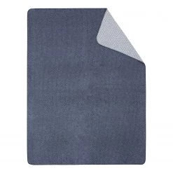 Biederlack Plaid Tiny - Coton / Polyester - Bleu