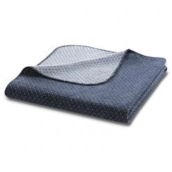 Biederlack Plaid Tiny - Coton / Polyester - Bleu -France Couvertures Soldes Boutique 1000342619 220503 030 DETAILS P000000001000342619