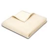 Biederlack Plaid Pure Nature - Coton / Laine vierge - Ecru