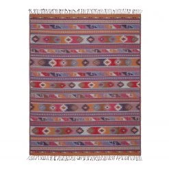 Butlers Plaid INDIAN SUMMER - Laine / Coton - Multicolore -France Couvertures Soldes Boutique 1000343700 220401 030 DETAILS P000000001000343700