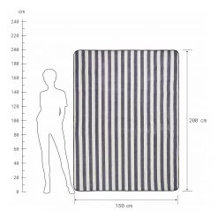 Butlers Nappe pique-nique WANDERLUST Rayures I - Polyacrylique / Polyester - Crème -France Couvertures Soldes Boutique 1000343703 220401 500 SKETCH DETAILS P000000001000343703 sketch