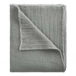 Butlers Plaid COCOON - Coton - Vert