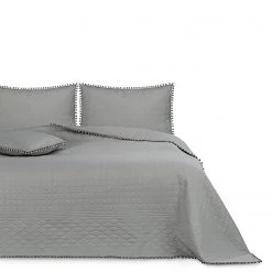 FLHF Couvre-lit Ladore - Polyester - Gris - 260 x 280 cm 9 FLHF Couvre-lit Ladore - Polyester - Gris - 260 x 280 cm -France Couvertures Soldes Boutique 1000349784 220513 030 DETAILS P000000001000349784