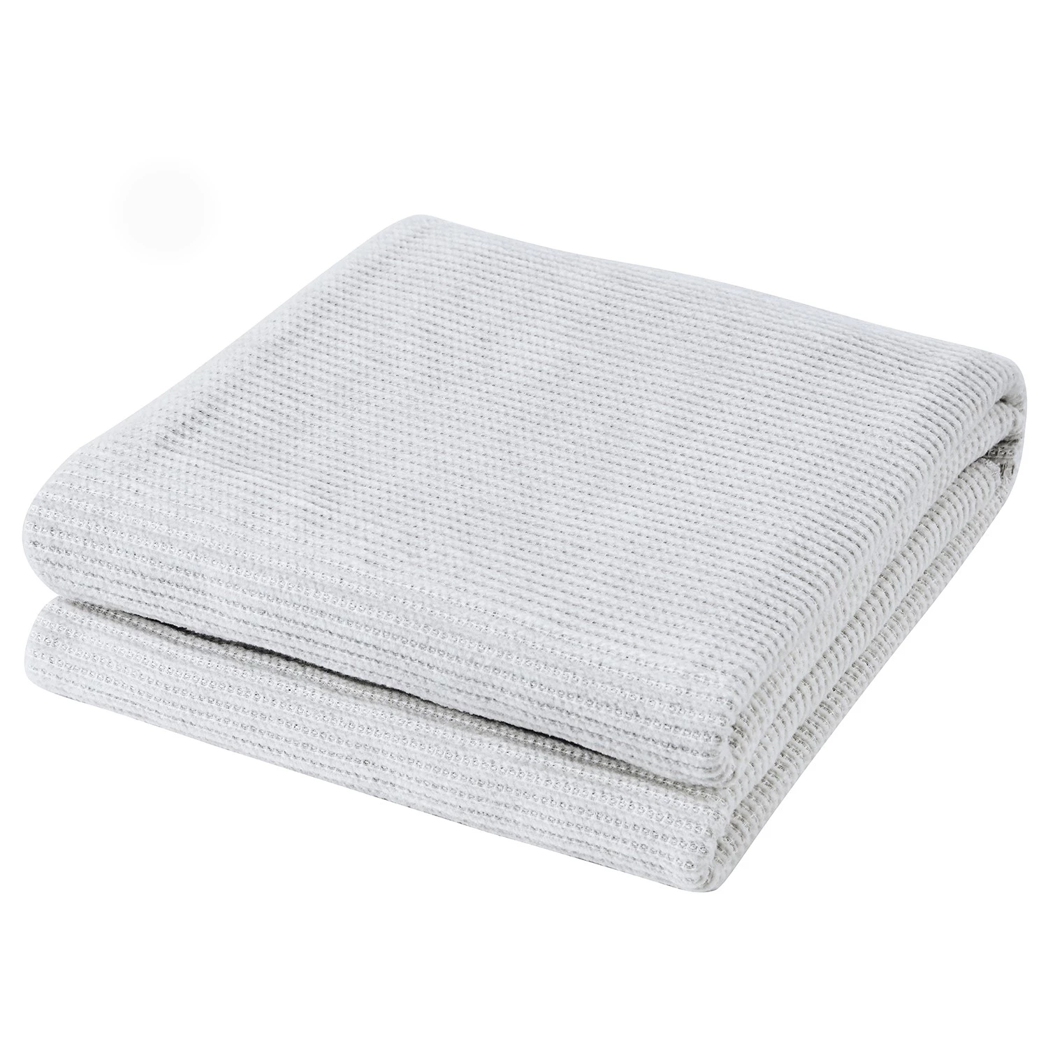 Done.® Plaid Coco - Coton / Polyacrylique - Argenté 5 Done.® Plaid Coco - Coton / Polyacrylique - Argenté – Image 3