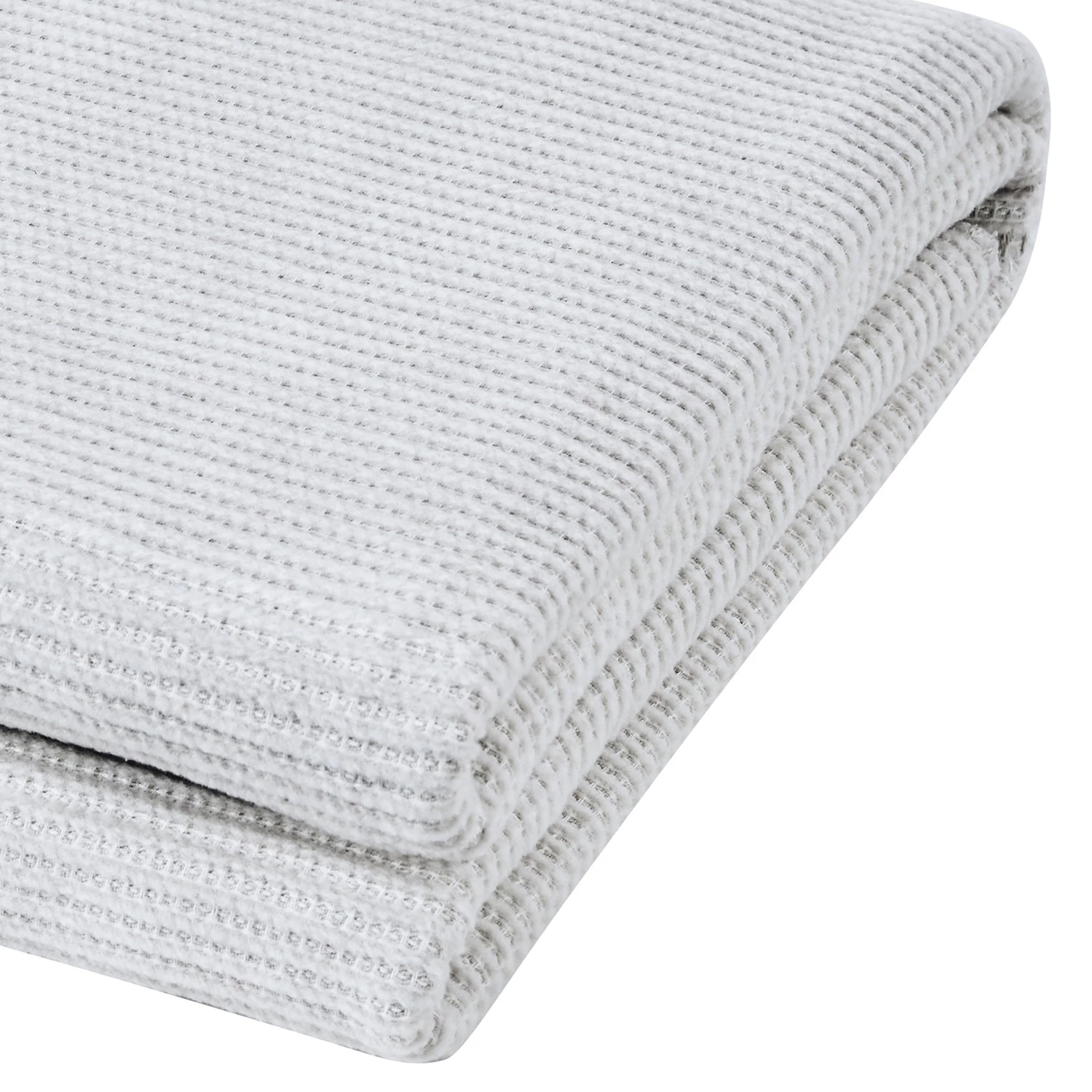 Done.® Plaid Coco - Coton / Polyacrylique - Argenté 7 Done.® Plaid Coco - Coton / Polyacrylique - Argenté – Image 5