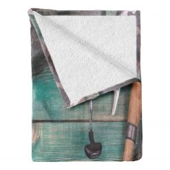 Twentyfour Plaid Pêche - Polyester - Multicolore - 175 x 230 cm