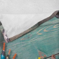 Twentyfour Plaid Pêche - Polyester - Multicolore - 175 x 230 cm -France Couvertures Soldes Boutique 1000358739 220621 040 DETAILS P000000001000358739