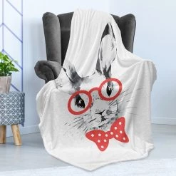 Twentyfour Plaid Lapin - 125 x 175 cm -France Couvertures Soldes Boutique 1000358749 220621 021 MOOD DETAILS P000000001000358749 mood