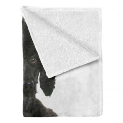 Twentyfour Plaid Caniche - Polyester - Gris foncé / Blanc - 175 x 230 cm