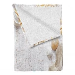 Twentyfour Plaid Maritime - Polyester - Crème / Amande - 175 x 230 cm