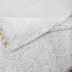 Twentyfour Plaid Maritime - Polyester - Crème / Amande - 175 x 230 cm -France Couvertures Soldes Boutique 1000358764 220621 040 DETAILS P000000001000358764