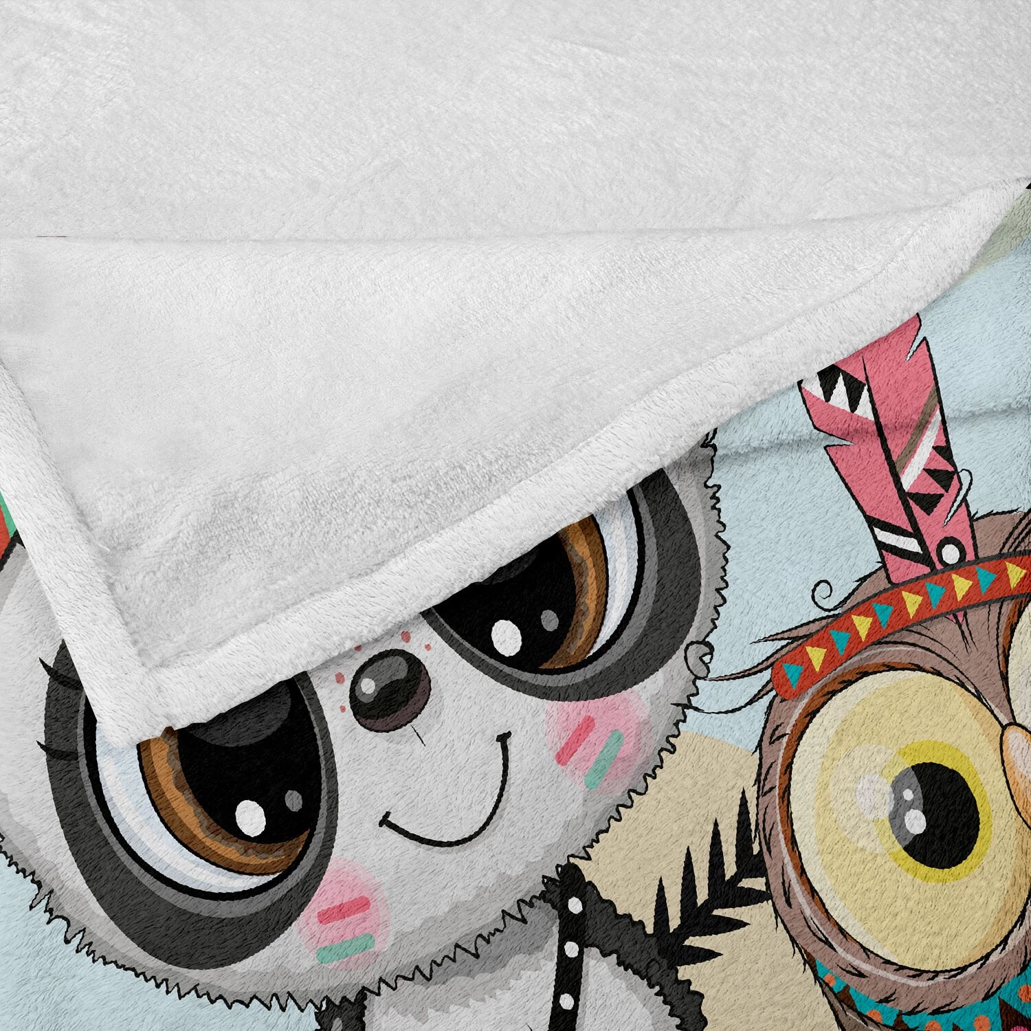 Twentyfour Plaid Sauvage - Polyester - Multicolore - 175 x 230 cm 8 Twentyfour Plaid Sauvage - Polyester - Multicolore - 175 x 230 cm – Image 6