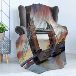 Twentyfour Plaid London - Polyester - Multicolore - 175 x 230 cm -France Couvertures Soldes Boutique 1000358796 220621 021 MOOD DETAILS P000000001000358796 mood