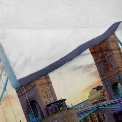 Twentyfour Plaid London - Polyester - Multicolore - 175 x 230 cm -France Couvertures Soldes Boutique 1000358796 220621 040 DETAILS P000000001000358796