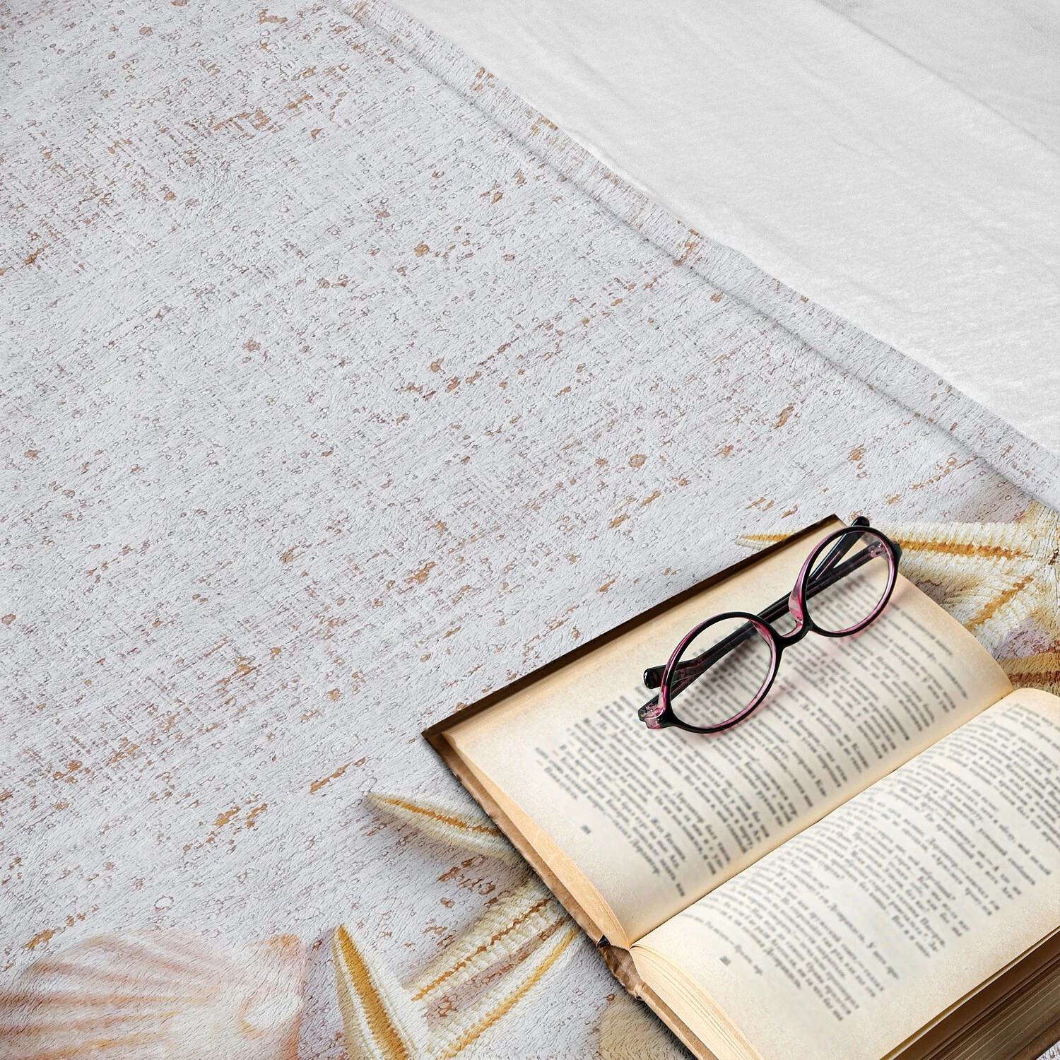 Twentyfour Plaid Océan - Polyester - Ivoire - 175 x 230 cm 6 Twentyfour Plaid Océan - Polyester - Ivoire - 175 x 230 cm – Image 4