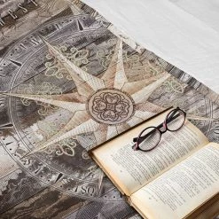 Twentyfour Plaid Marine Life - Polyester - Marron - 175 x 230 cm -France Couvertures Soldes Boutique 1000358804 220621 022 MOOD DETAILS P000000001000358804 mood