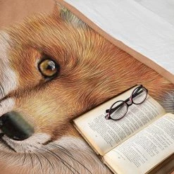 Twentyfour Plaid Renard - Polyester - Marron / Orange - 175 x 230 cm -France Couvertures Soldes Boutique 1000358820 220621 022 MOOD DETAILS P000000001000358820 mood