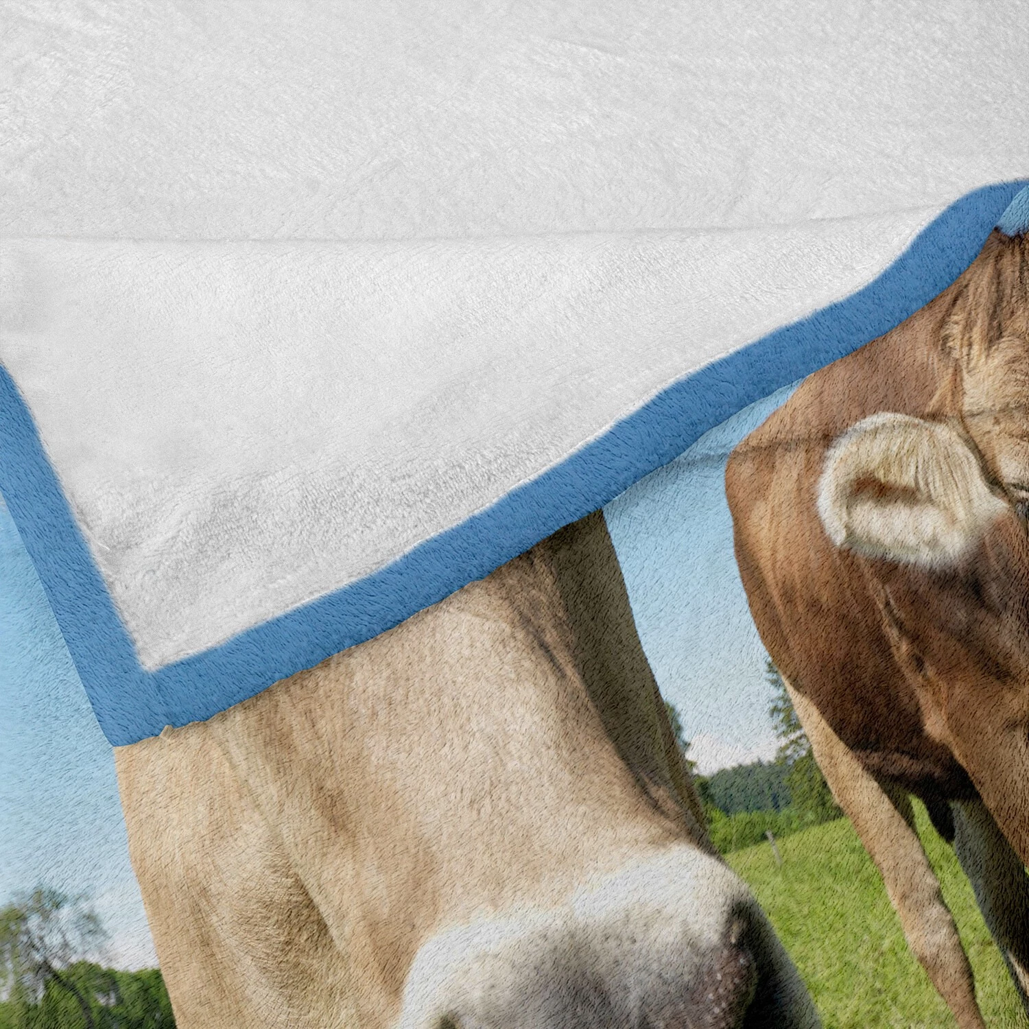 Twentyfour Plaid Ferme - Polyester - Vert pomme / Brun - 125 x 175 cm 8 Twentyfour Plaid Ferme - Polyester - Vert pomme / Brun - 125 x 175 cm – Image 6