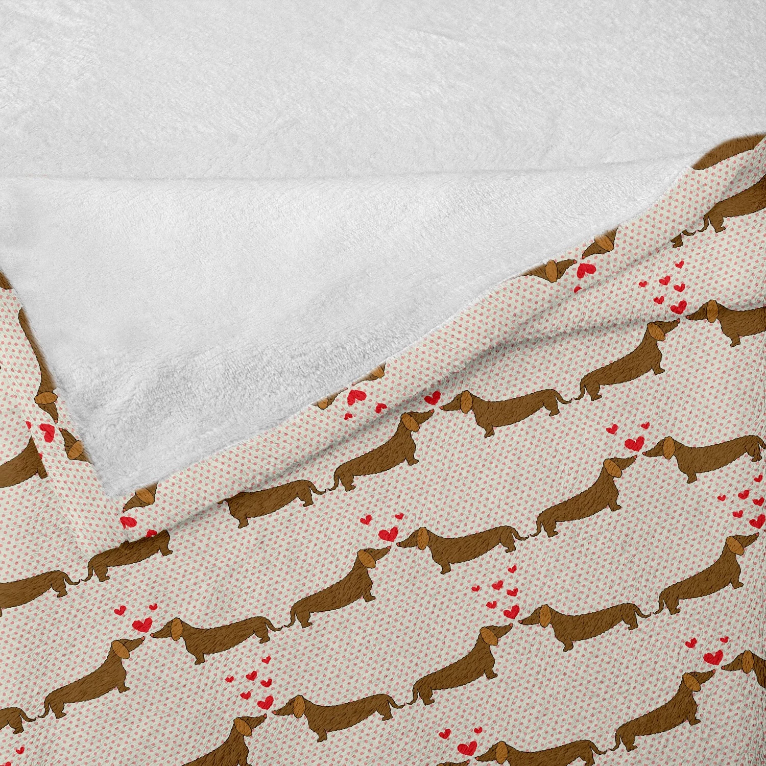 Twentyfour Plaid Teckel I - Polyester - Chocolat / Vermillon - 125 x 175 cm 8 Twentyfour Plaid Teckel I - Polyester - Chocolat / Vermillon - 125 x 175 cm – Image 6