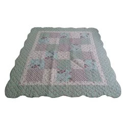 My Flair Couverture patchwork Romance III - Largeur : 180 cm - Profondeur : 155 cm