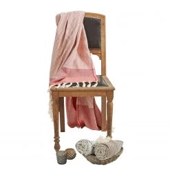 Twentyfour Plaid Anitli - Noir -France Couvertures Soldes Boutique plaid anitli baumwollstoff braun 4281532