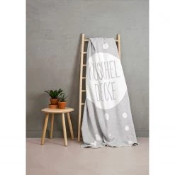 Magma-Heimtex Plaid Kuscheldecke - Tissu - Gris clair / Blanc -France Couvertures Soldes Boutique plaid kuscheldecke webstoff hellgrau weiss 5095656