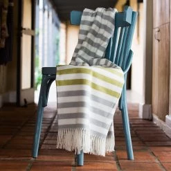 Aranda Plaid Melody I - Crème / Citron vert -France Couvertures Soldes Boutique plaid melody i webstoff creme limette 4206692