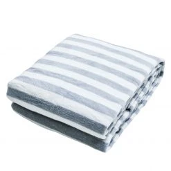 Twentyfour Plaid Stripes - Tissu mélangé - Gris clair / Crème