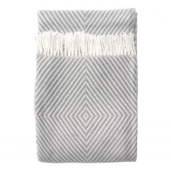 Schöner Wohnen Kollektion Plaid Tebas - Gris lumineux