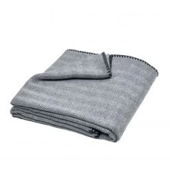 Aranda Plaid Winter Herringbone - Tissu - Bleu foncé